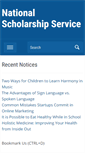 Mobile Screenshot of nationalscholarshipservice.com